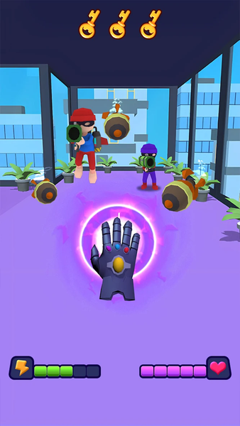 Heroic Bullet-Hit Punch - Gameplay image of android game