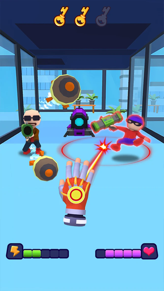 Heroic Bullet-Hit Punch - Gameplay image of android game