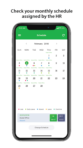 ZKBioTime - Image screenshot of android app