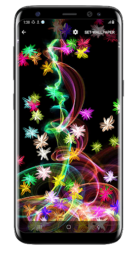 Magic glow Flowers Live Wall - عکس برنامه موبایلی اندروید