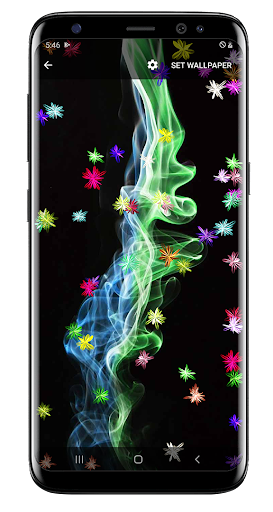 Abstract flowers wallpaper live - Image screenshot of android app