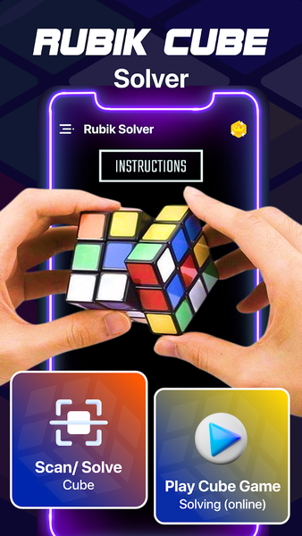 Rubik's Cube Solver: 3×3 Cube - عکس بازی موبایلی اندروید