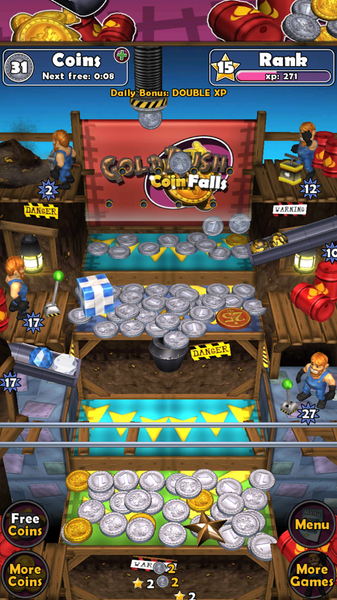 Goldrush Coin Falls - Gameplay image of android game