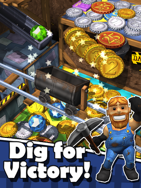 Goldrush Coin Falls - Gameplay image of android game