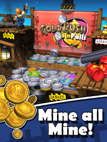 Goldrush Coin Falls - Gameplay image of android game