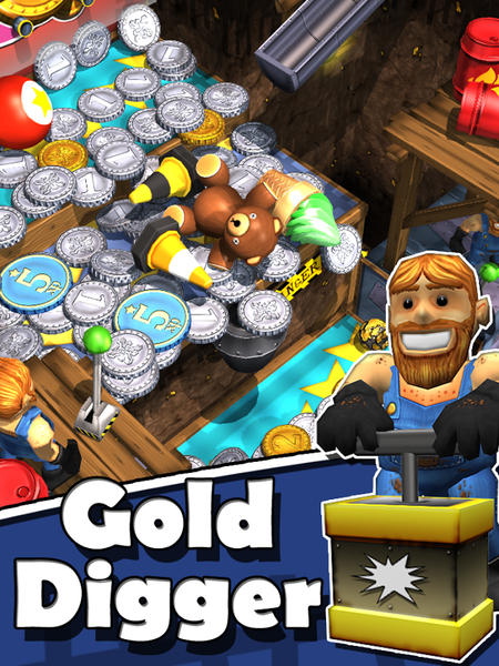 Goldrush Coin Falls - Gameplay image of android game