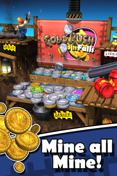 Goldrush Coin Falls - Gameplay image of android game