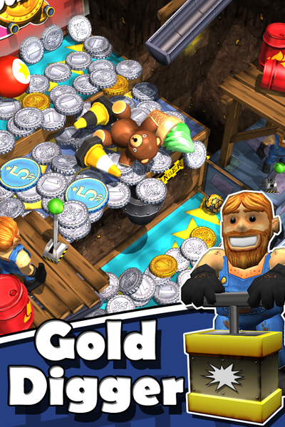 Goldrush Coin Falls - Gameplay image of android game
