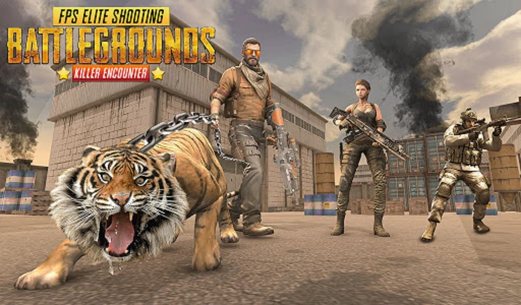 Elite Shooting Battlegrounds - Gameplay image of android game