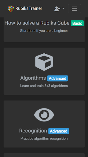 Rubik's Trainer: Cube Solver a - عکس برنامه موبایلی اندروید
