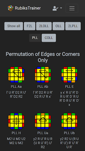 Rubik's Trainer: Cube Solver a - Image screenshot of android app