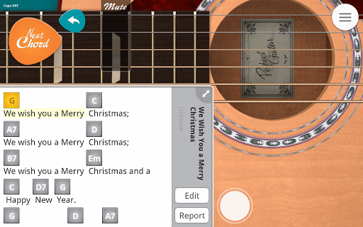 Guitar + - Image screenshot of android app