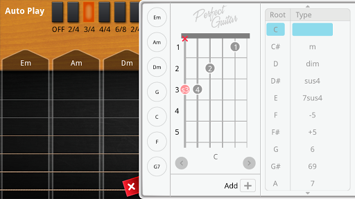Guitar + - Image screenshot of android app
