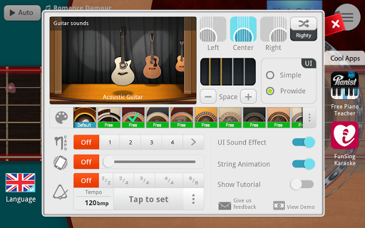 Guitar + - Image screenshot of android app