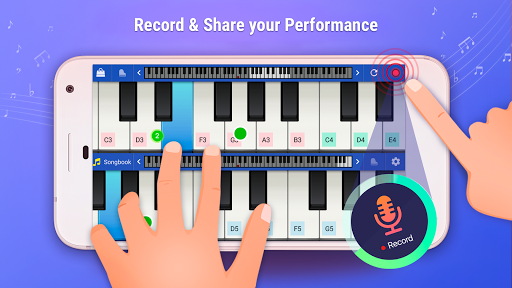 Piano + - عکس برنامه موبایلی اندروید