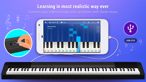 Piano + - عکس برنامه موبایلی اندروید
