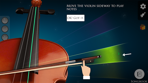 Violin: Magical Bow - Image screenshot of android app