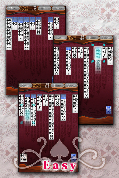Spider Solitaire -trump- - Gameplay image of android game