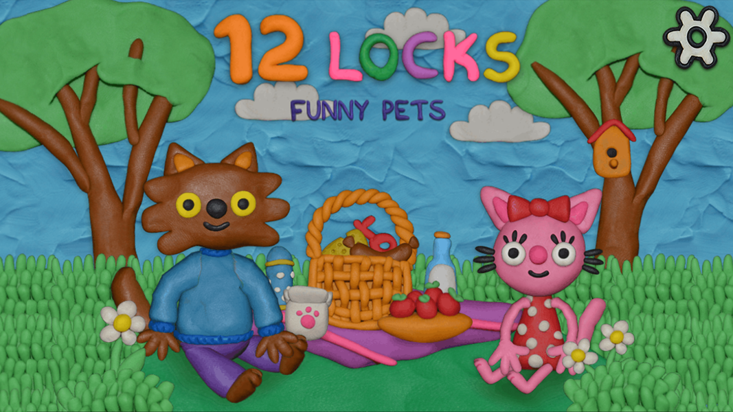 12 Locks Funny Pets - Gameplay image of android game