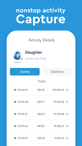 Seen: WA Family Online Tracker - Image screenshot of android app