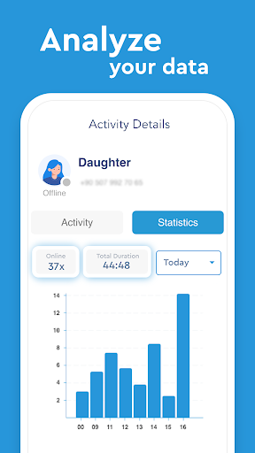 Seen: WA Family Online Tracker - Image screenshot of android app