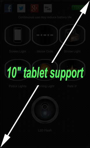 Flashlight - عکس برنامه موبایلی اندروید