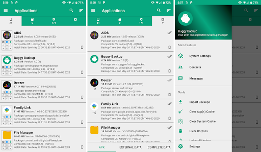 Alpha Backup - Image screenshot of android app