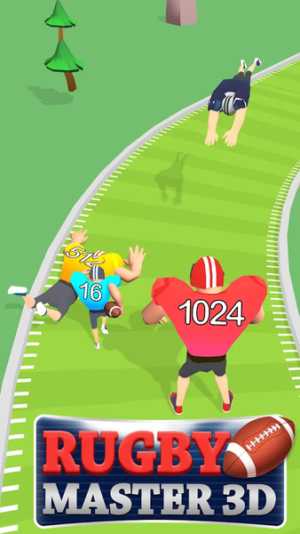 Rugby Master 3D - Gameplay image of android game