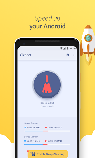 Clean Droid - 1 Tap Clear Cach - عکس برنامه موبایلی اندروید