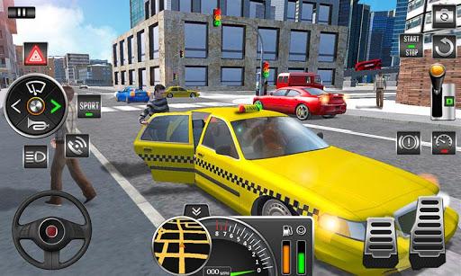 Real Taxi Simulator 2019 - Gameplay image of android game