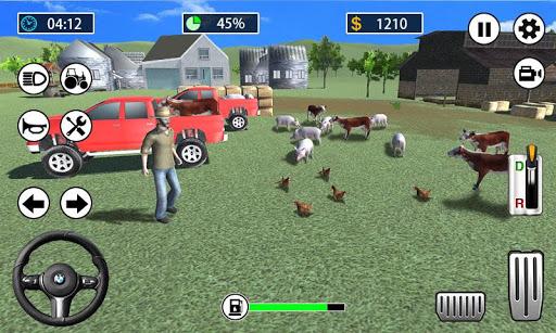 Farming Tractor Driving - Farmer Simulator 2019 - Gameplay image of android game