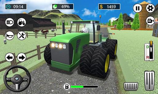 Farming Tractor Driving - Farmer Simulator 2019 - Gameplay image of android game