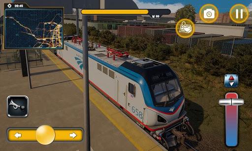 Real Train Sim 3D 2019 - Gameplay image of android game