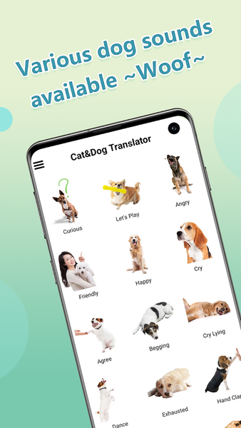 Dog&Cat translator-Pets talk - عکس برنامه موبایلی اندروید