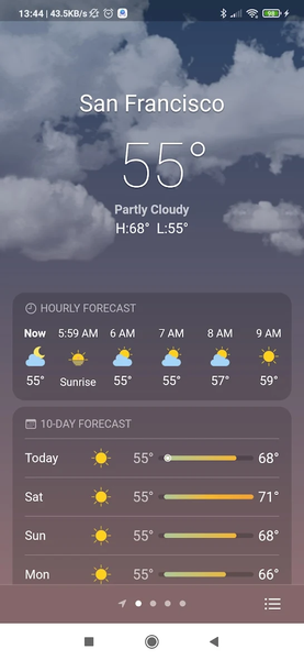 Real Weather - Image screenshot of android app