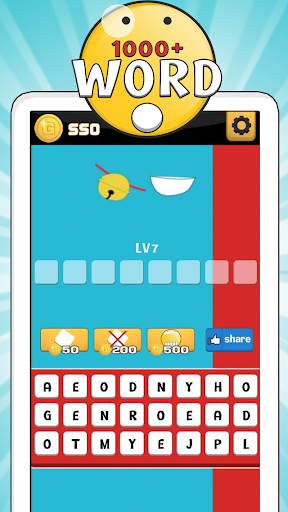 Dumb words 1000 + . - Gameplay image of android game