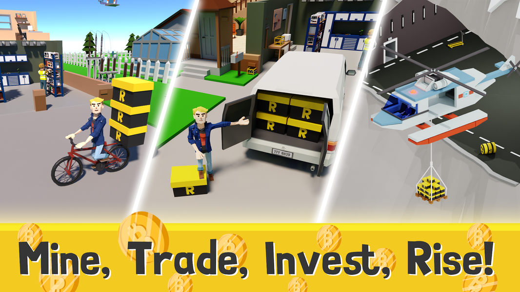 Crypto Mining Tycoon - Idle - عکس بازی موبایلی اندروید