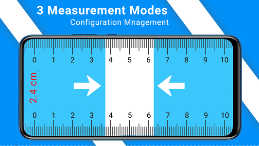 Ruler app & tape measuring centimeters / inches App - grade 2 Math apps