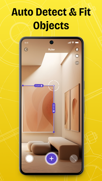 AR Ruler Cam: Photo Measure - عکس برنامه موبایلی اندروید