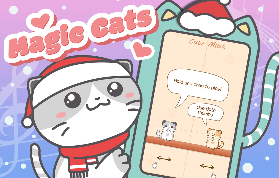 Magic Rhythm Cat: Chorus Music - عکس بازی موبایلی اندروید