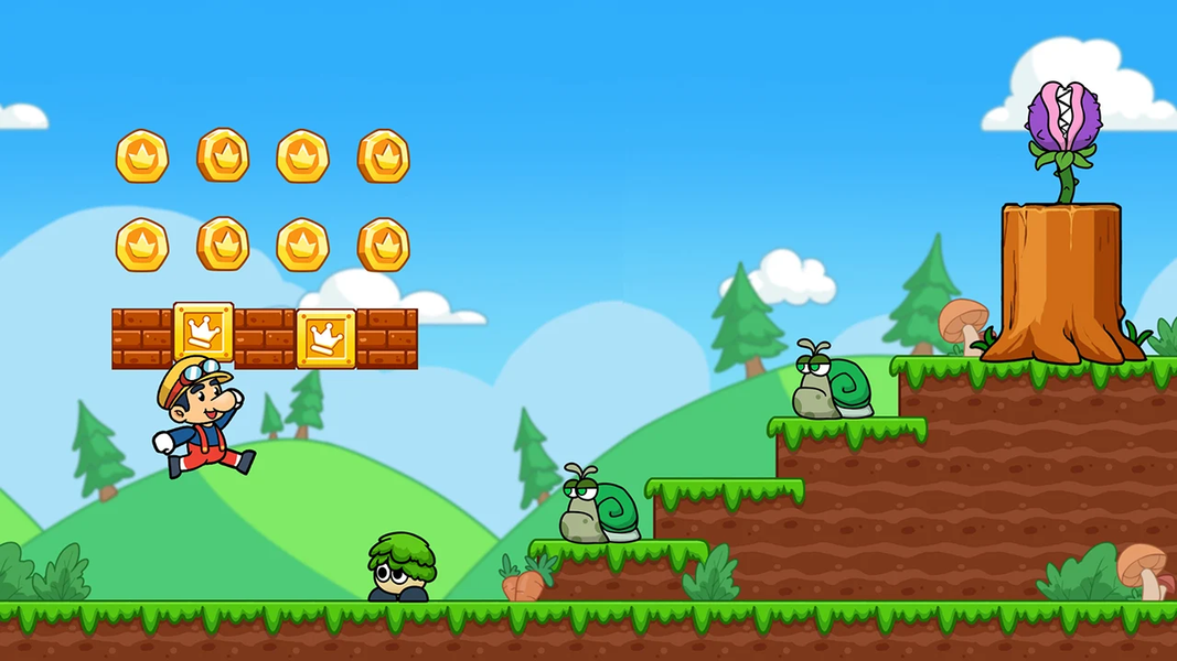 Leo's World: Adventure Run - Gameplay image of android game