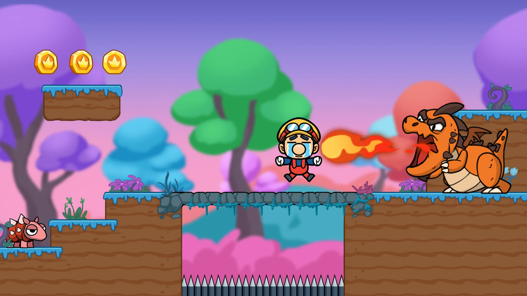 Leo's World: Adventure Run - Gameplay image of android game