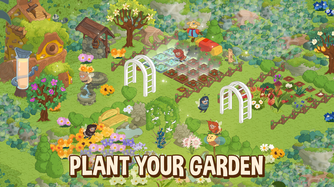 Honey Grove — Cozy Garden Game - عکس بازی موبایلی اندروید