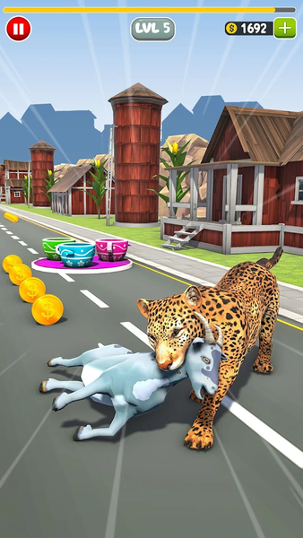 Crazy Goat Run: Goat Coin Game - عکس بازی موبایلی اندروید