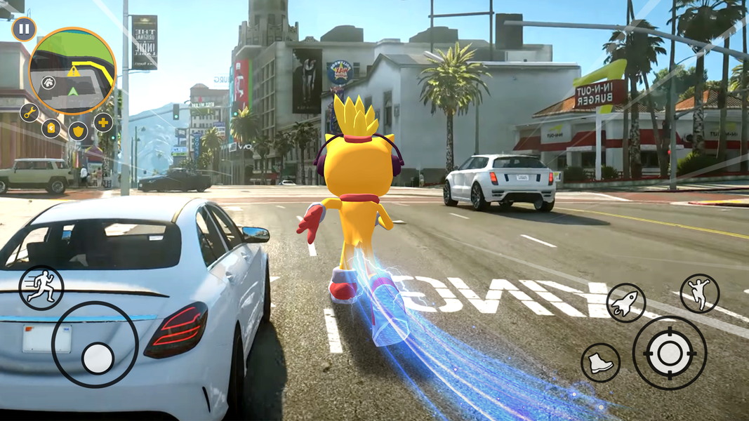 Super Hedgehog Rope Hero - عکس بازی موبایلی اندروید