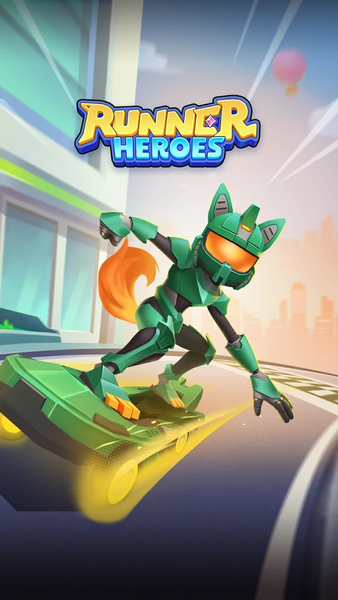 Runner Heroes: Endless Skating - عکس بازی موبایلی اندروید