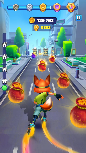 Runner Heroes: Endless Skating - Gameplay image of android game