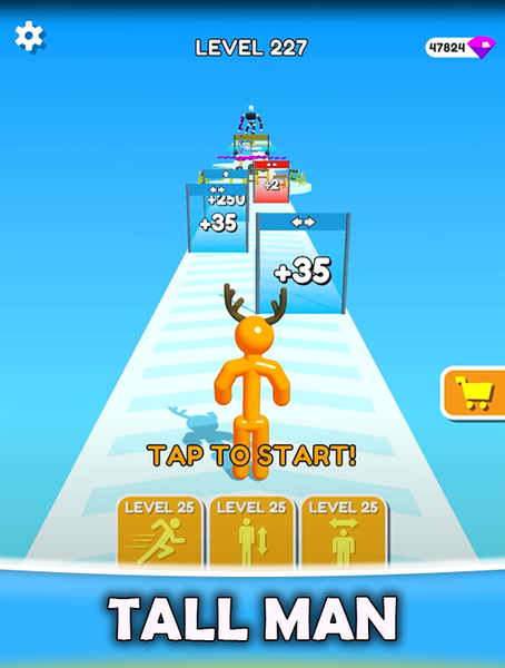 Tall Man Run ۳D - Blob Runner - عکس بازی موبایلی اندروید