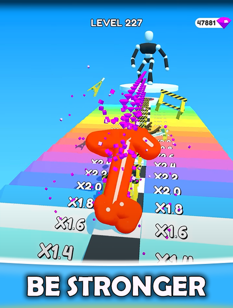 Tall Man Run ۳D - Blob Runner - عکس بازی موبایلی اندروید