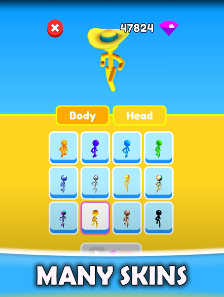 Tall Man Run ۳D - Blob Runner - عکس بازی موبایلی اندروید